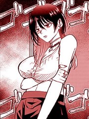 橙蓝分割线漫画封面
